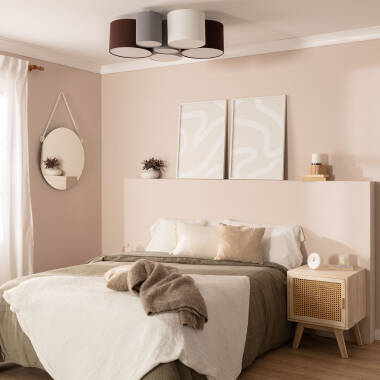 Image of Edit Tallabo 6 Light Flush Ceiling Light