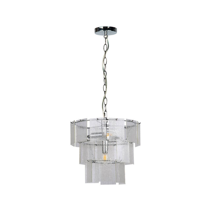 Image of Wisteria Ophelia Clear Glass Chandelier