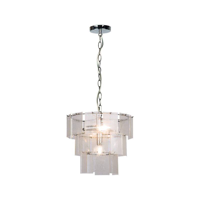 Image of Wisteria Ophelia Clear Glass Chandelier