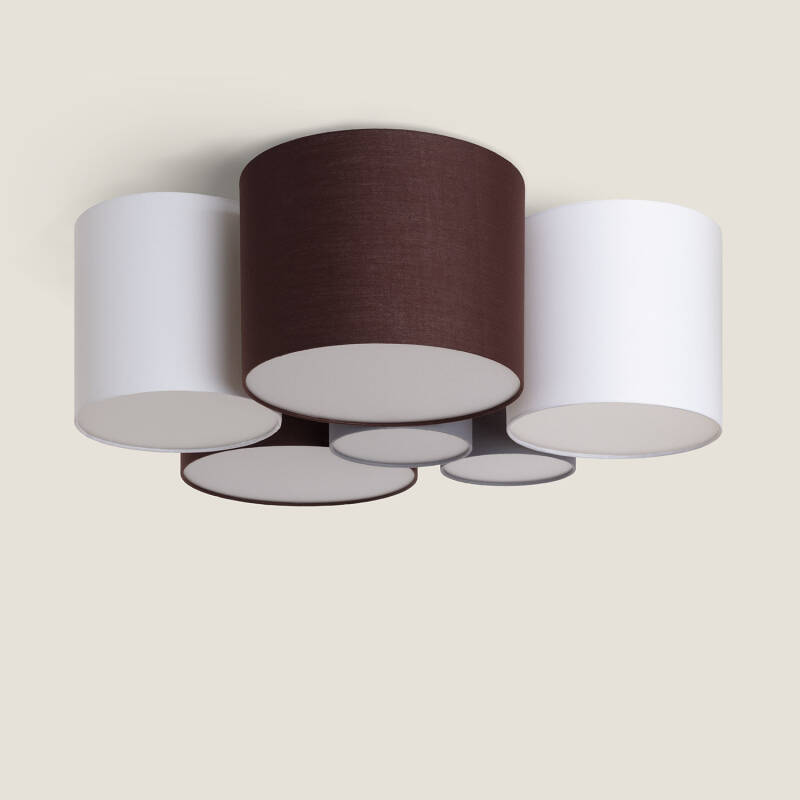 Image of Edit Tallabo 6 Light Flush Ceiling Light