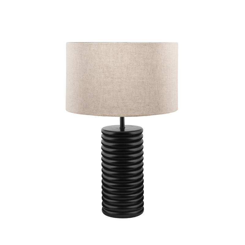 Image of Khudi & Khora Boston Wood Table Lamp