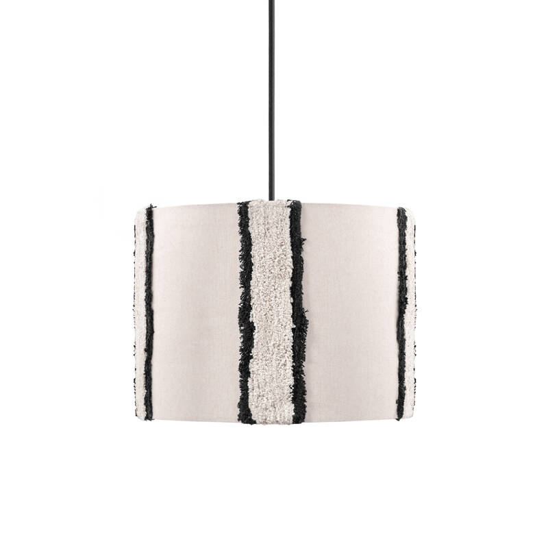Image of Khudi & Khora Hemp Tufted Ceiling Pendant Shade