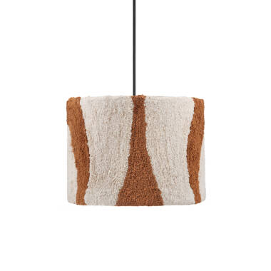 Khudi & Khora Hemp Tufted Ceiling Pendant Shade