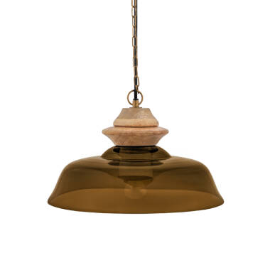 Khudi & Khora Brook Glass Ceiling Pendant Light