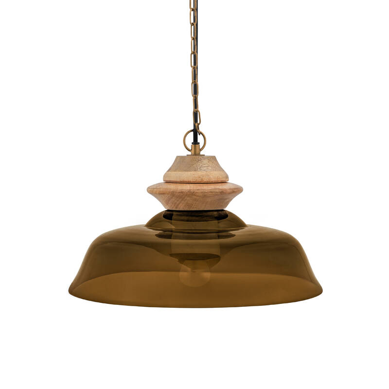 Image of Khudi & Khora Brook Glass Ceiling Pendant Light