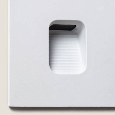 Image of Edit Grasset Square 2W Cool White LED Recessed Outdoor Wall Light