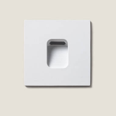 Image of Edit Grasset Square 2W Cool White LED Recessed Outdoor Wall Light