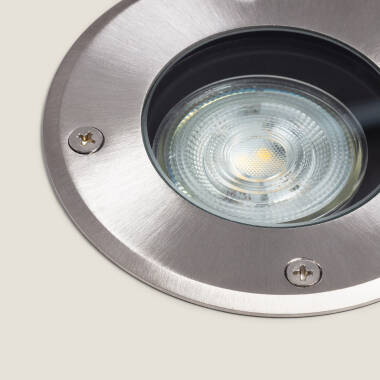 Image of Round Recessed Ground Light for GU10 Light Bulb Image of Round Recessed Ground Light for GU10 Light Bulb