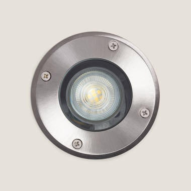 Image of Round Recessed Ground Light for GU10 Light Bulb Image of Round Recessed Ground Light for GU10 Light Bulb