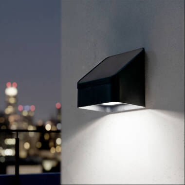 Image of Suri Namib Solar LED Outdoor Flush Wall Light with Motion Sensor