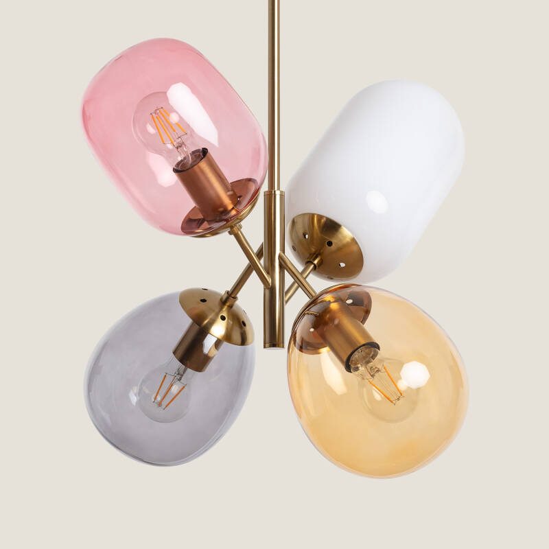 Image of Edit Papallona 4 Light Glass Ceiling Pendant