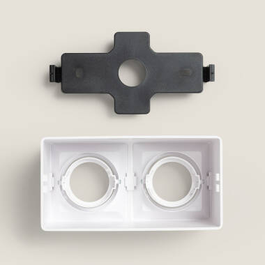 Image of Edit Space Double Square Ceiling Light