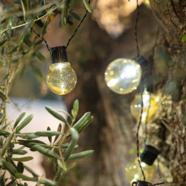 2M Suri Nikola Solar LED Festoon Lights