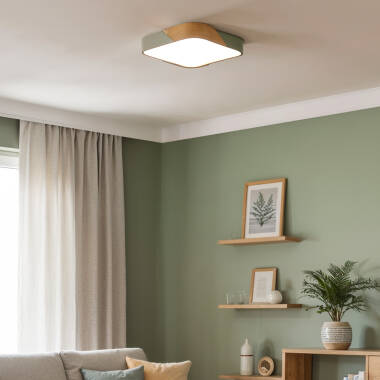 Image of Edit Dari Square 18W Selectable LED Flush Ceiling Light