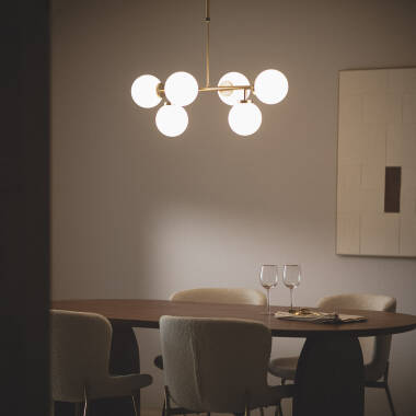 Image of Edit Lautrec 6 Light Ceiling Bar Pendant Light