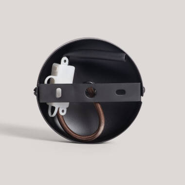 Image of Iluzzia Dallas II Wood Ceiling Pendant Light