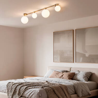 Image of Edit Amatler 4 Light Flush Ceiling Light