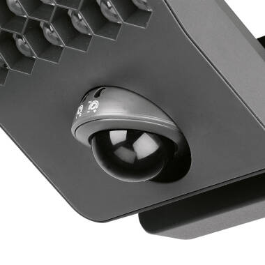 Image of Lutec Atlantis 14W 2000Lm LED IP54 Floodlight with PIR Movement Sensor