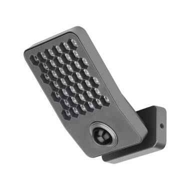 Lutec Atlantis 14W 2000Lm LED IP54 Floodlight with PIR Movement Sensor