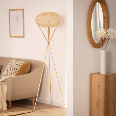 Edit Ronax Rattan Floor Lamp
