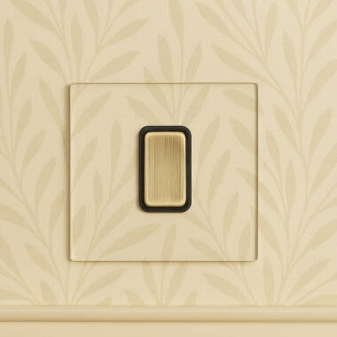 Wisteria Perception Clear Perspex 2 Way Rocker Switch