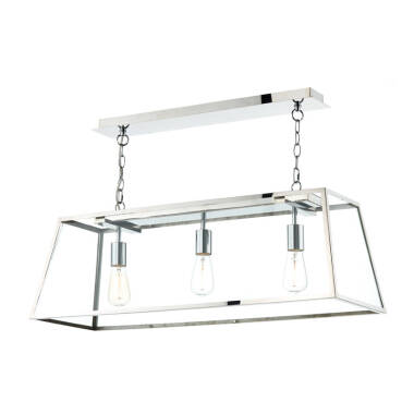 Dar Academy 3 Light Bar Ceiling Pendant