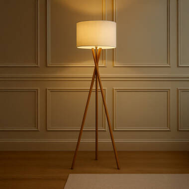 Wisteria Lilian Wood Floor Lamp