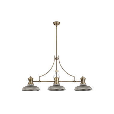 Oakley 3 Light Glass Bar Ceiling Pendant