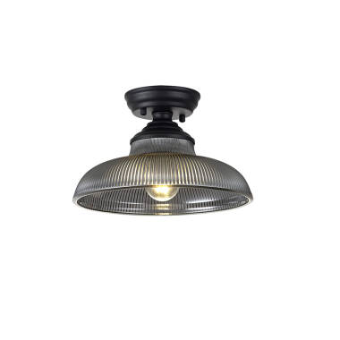 Preston Glass Semi-Flush Ceiling Light
