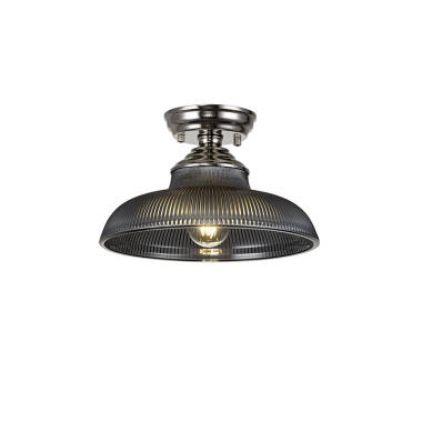 Preston Glass Semi-Flush Ceiling Light