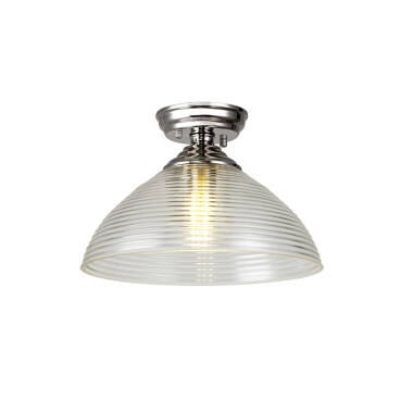 Campden Glass Semi-Flush Ceiling Light
