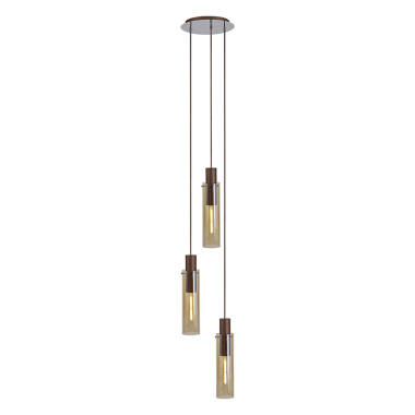 Austin 3 Light Glass Cascade Ceiling Pendant