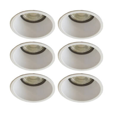 Edit Deep Recessed Fixed Downlight - Pack of 6
