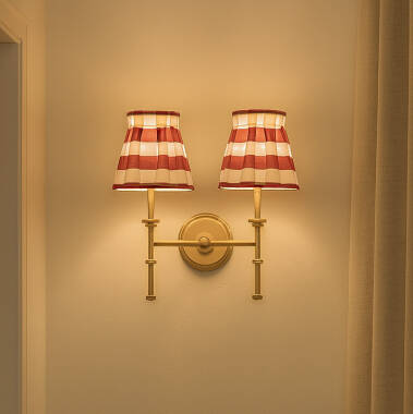 Wisteria Boxie Twin Wall Light