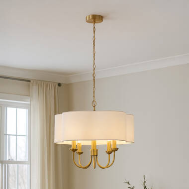 Wisteria Bridge 5 Arm Ceiling Pendant Light