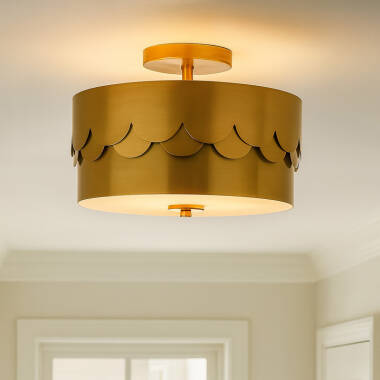 Wisteria Wave Semi-Flush Ceiling Light