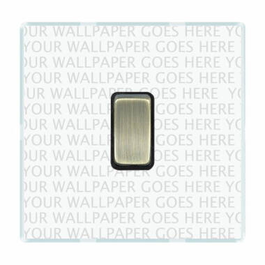 Wisteria Perception Clear Perspex Intermediate Rocker Switch