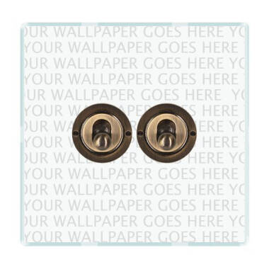 Wisteria Perception Clear Perspex 2 Way Toggle Switch