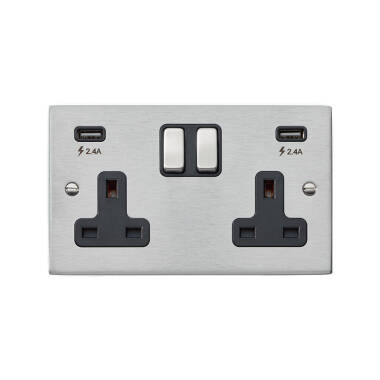 Edit Hartland UK Socket with USB A Charging Ports