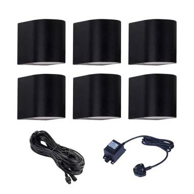 Easyfit 12V Garden Lights - Fauna LED Wall Light Kit - 6 Lights