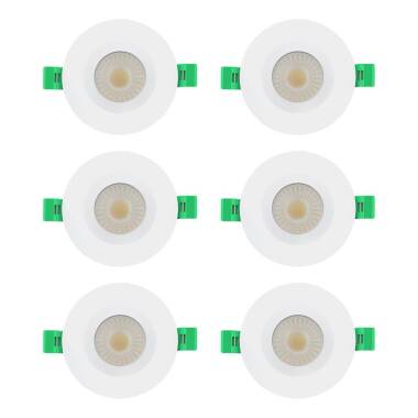 Envirolight Versatile 8W CCT Dimmable LED IP65 Fixed Downlight