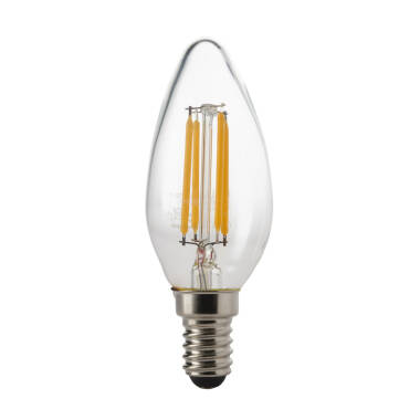 Bell 3.3W 470lm LED Decorative Filament Candle Bulb - Small Screw Cap