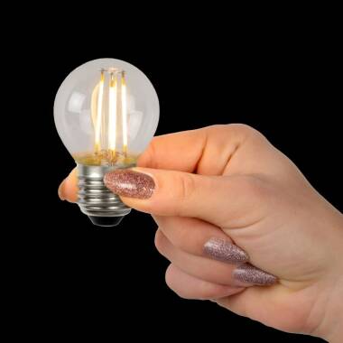 Image of Lucide 4W Dimmable LED Golf Ball Clear - Screw Cap