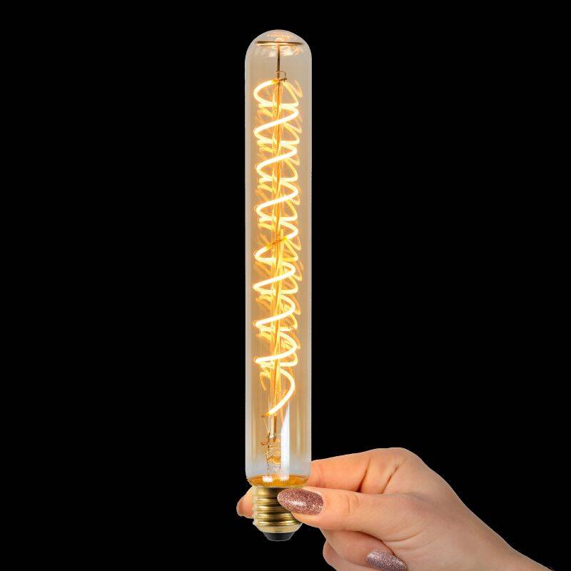 Image of Lucide 5W Very Warm White Dimmable LED Decorative Filament Tubular Bulb