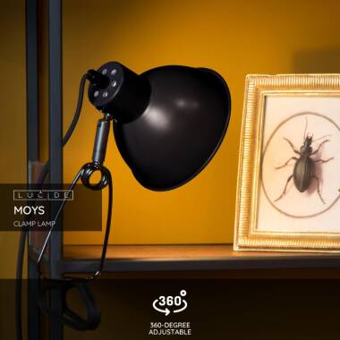 Image of Lucide Moys Clamp Desk Light