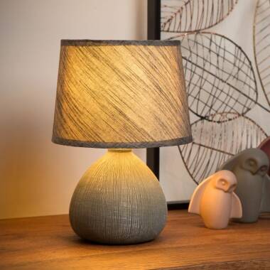 Image of Lucide Ramzi Ceramic Table Lamp
