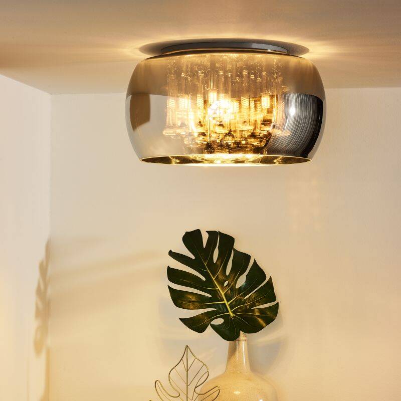 Image of Lucide Pearl 5 Light Flush Ceiling Light