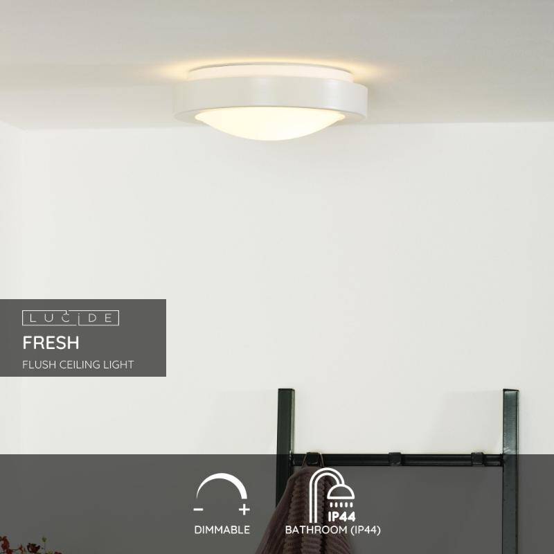 Image of Lucide Fresh 27cm Flush Ceiling Light