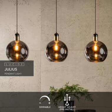 Image of Lucide Julius 3 Light Bar Ceiling Pendant