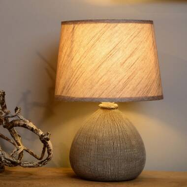 Image of Lucide Ramzi Ceramic Table Lamp